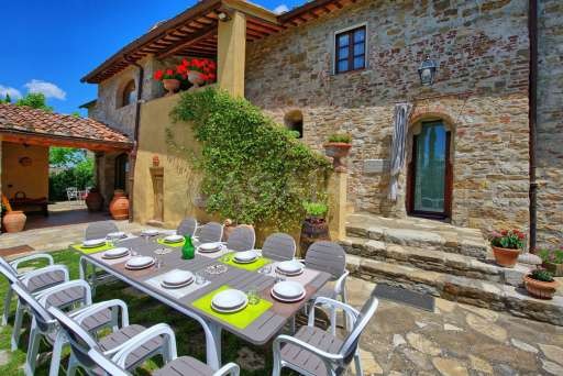 Villa Sonia, Haus, Terrasse, Esstisch, Essbereich