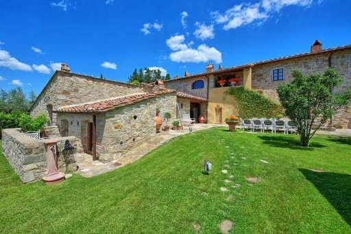 Villa Sonia, Garten, Rasenfläche, Haus