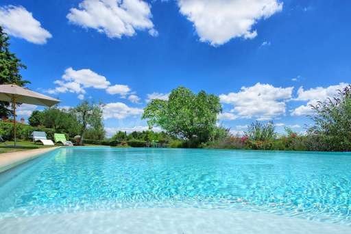 Villa Sonia, Pool, Sonnenschirm, Sonnenliege