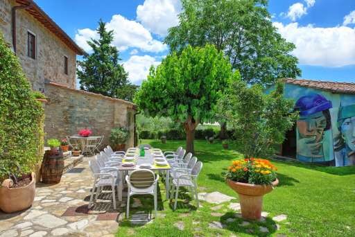 Villa Sonia, Haus, Terrasse, Garten, Esstisch, Essbereich