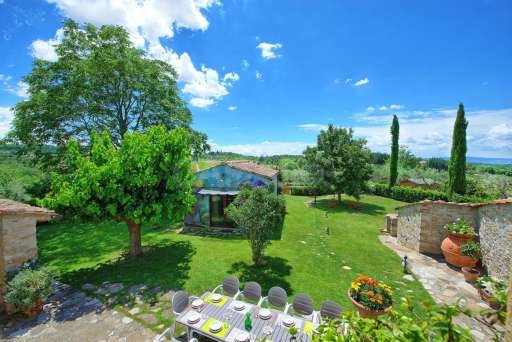 Villa Sonia, Garten, Rasenfläche, Aussicht