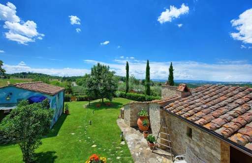 Villa Sonia, Garten, Rasenfläche, Aussicht