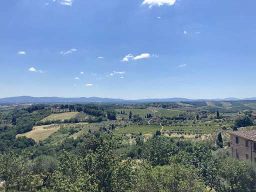 Panoramablick San Gimignano