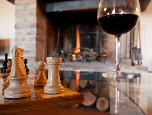 Forte Sorgnano Belvedere, offener Kamin