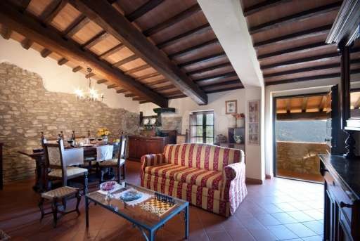 Forte Sorgnano Poggio, Wohnzimmer, Sofa, Esszimmer, Esstisch