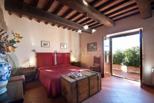 Forte Sorgnano Portico, Schlafzimmer, Doppelbett, Terrasse