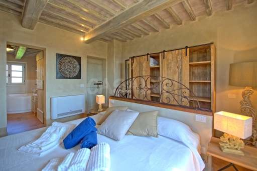 Schlafzimmer in der Villa Giacomo