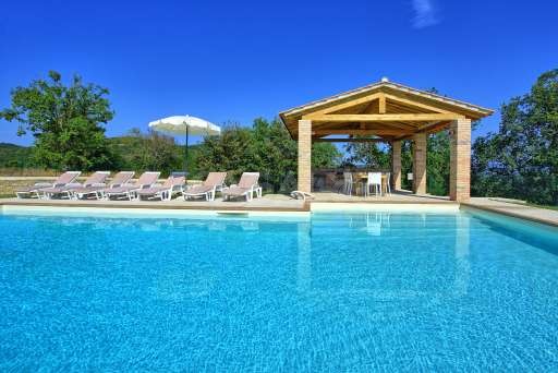 Garten und Terrasse in der Villa Giacomo